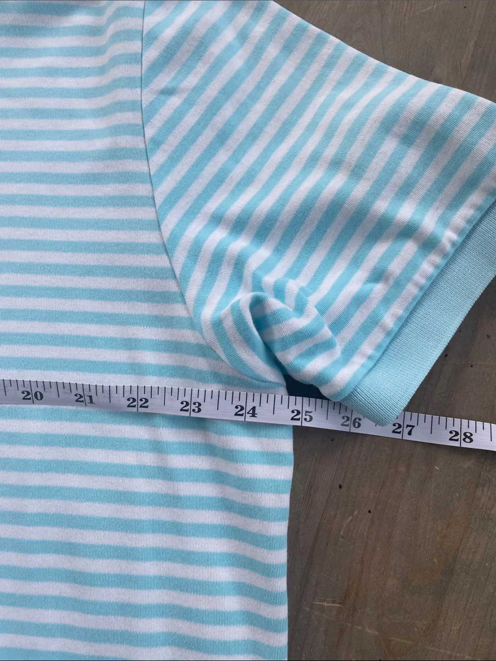 Polo by Ralph Lauren Striped Polo - Aqua & White Classic